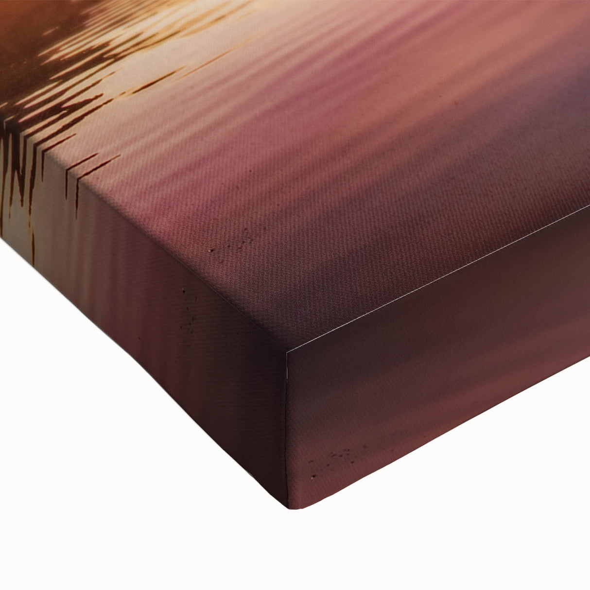 Black and white landscape art painting of a serene Japanese scenery on large stretched canvas, ideal for bedroom wall decor.