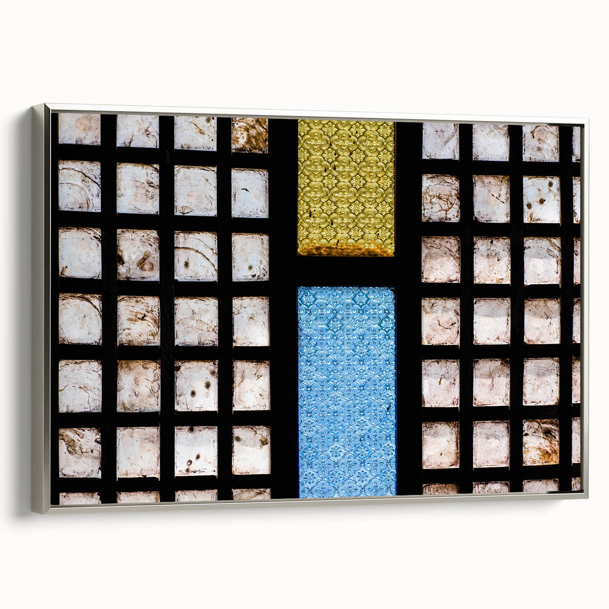 Framed canvas featuring a landscape art painting of a Philippine scenery in vibrant colors.