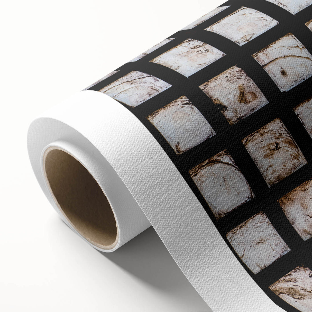 Art Deco poster of a Philippine landscape on rolled canvas, featuring soft pastel colors, suitable for nursery wall art.