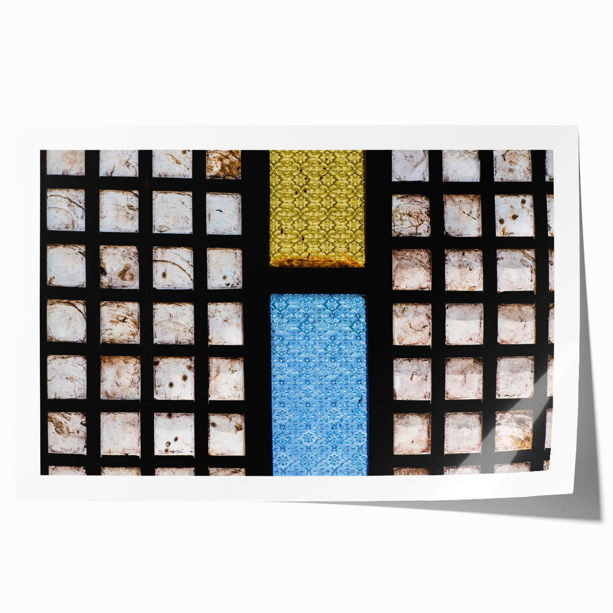 Extra large rolled print of a serene Philippine landscape with lush greenery and floral elements.