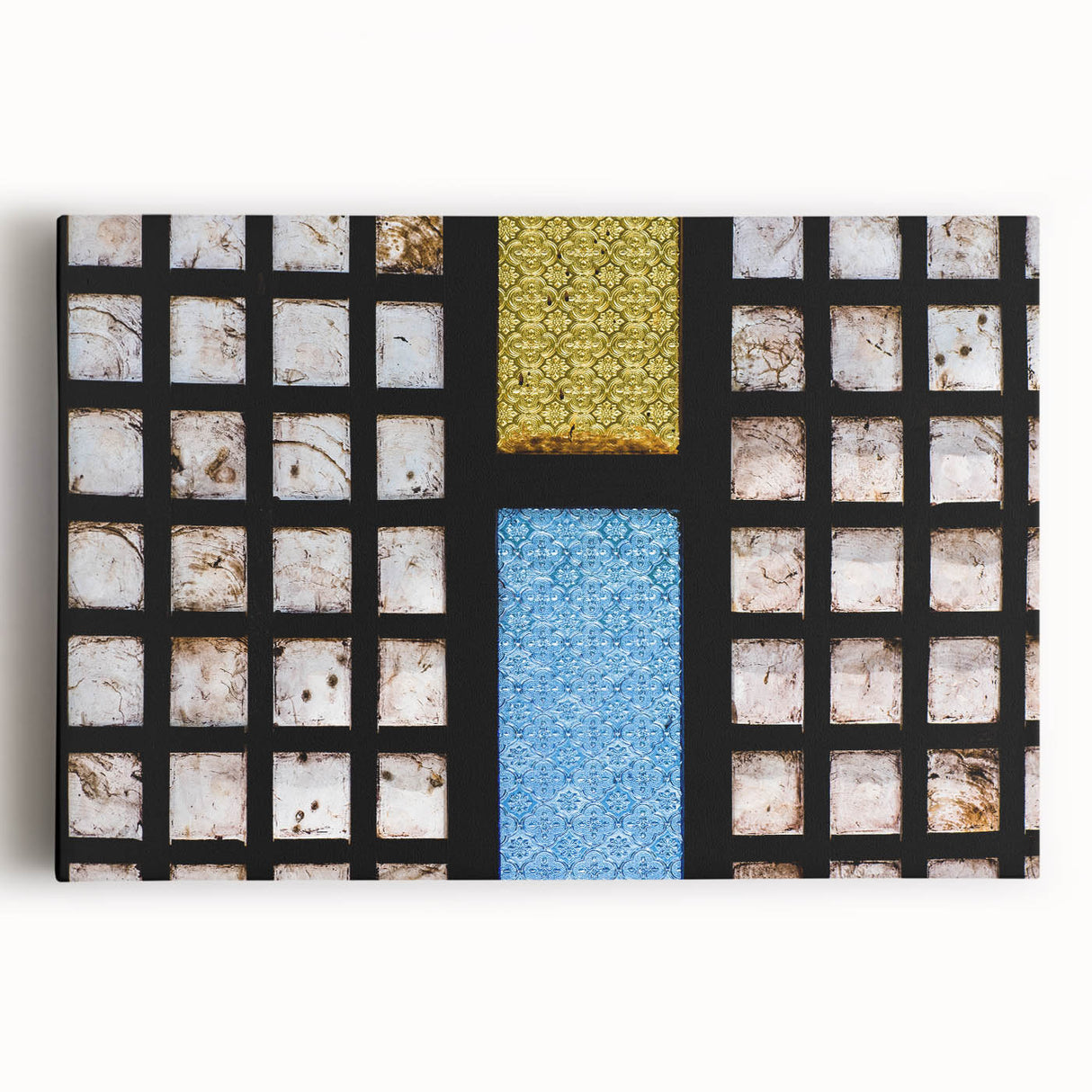 Black and white photograph of a Philippine landscape on stretched canvas, suitable for kitchen art.