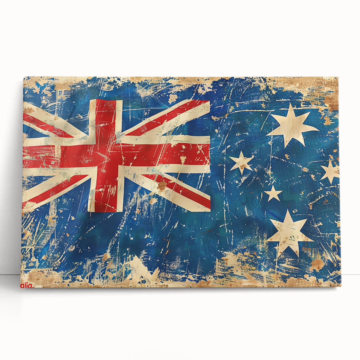 Black and white stretched canvas of Ayers Rock in Australia, suitable as large kitchen wall art or bedroom decor.