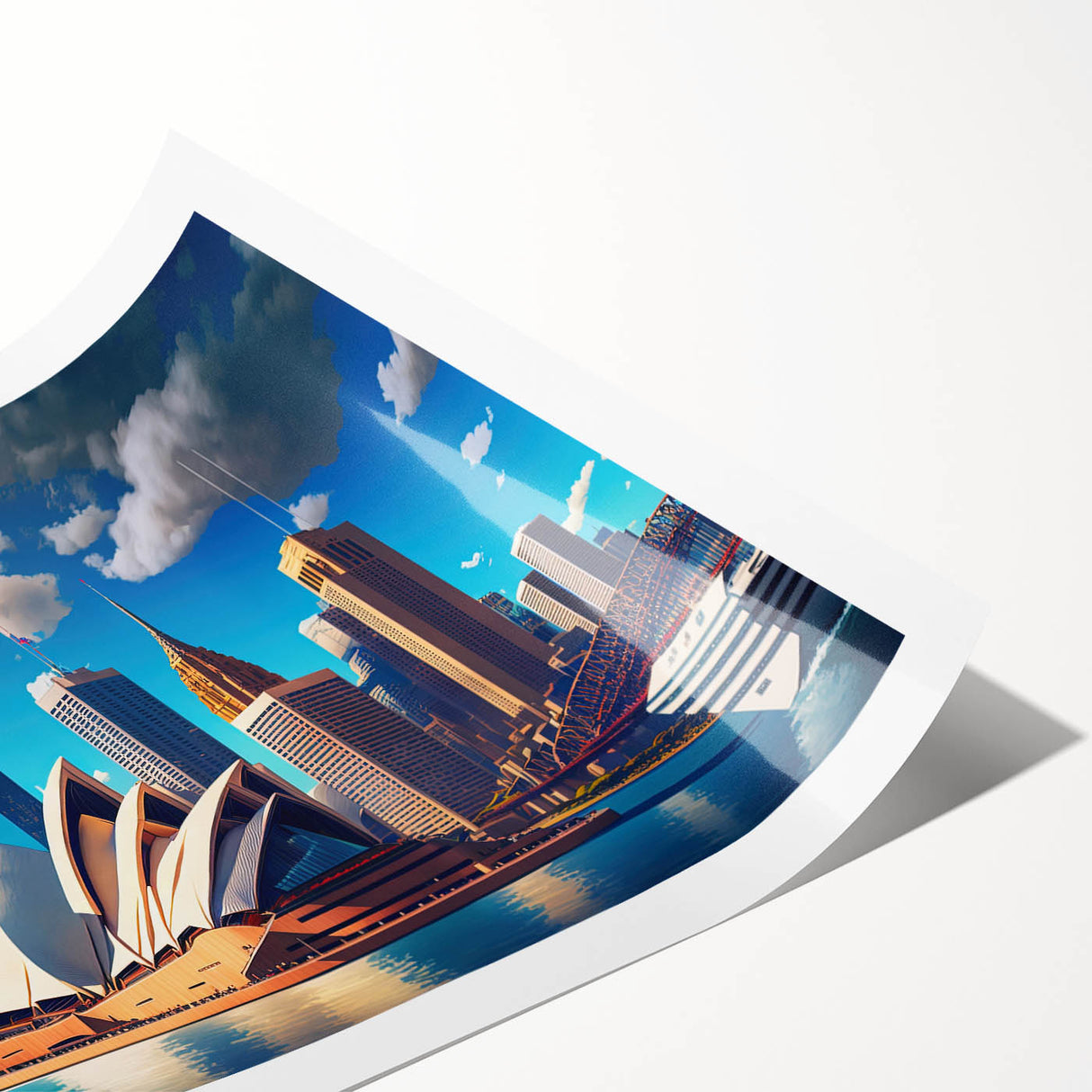 Extra large wall art featuring line art flowers in soft pastel shades on a rolled print, ideal for large living room decor.