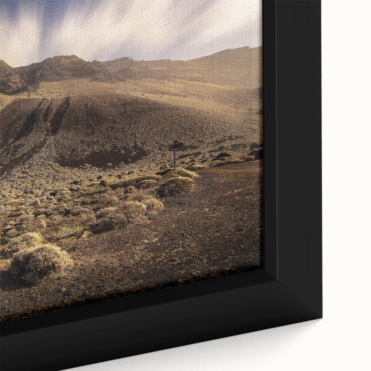 Black wall art featuring a textured, colorful abstract design on a framed canvas, ideal for large living room decor.