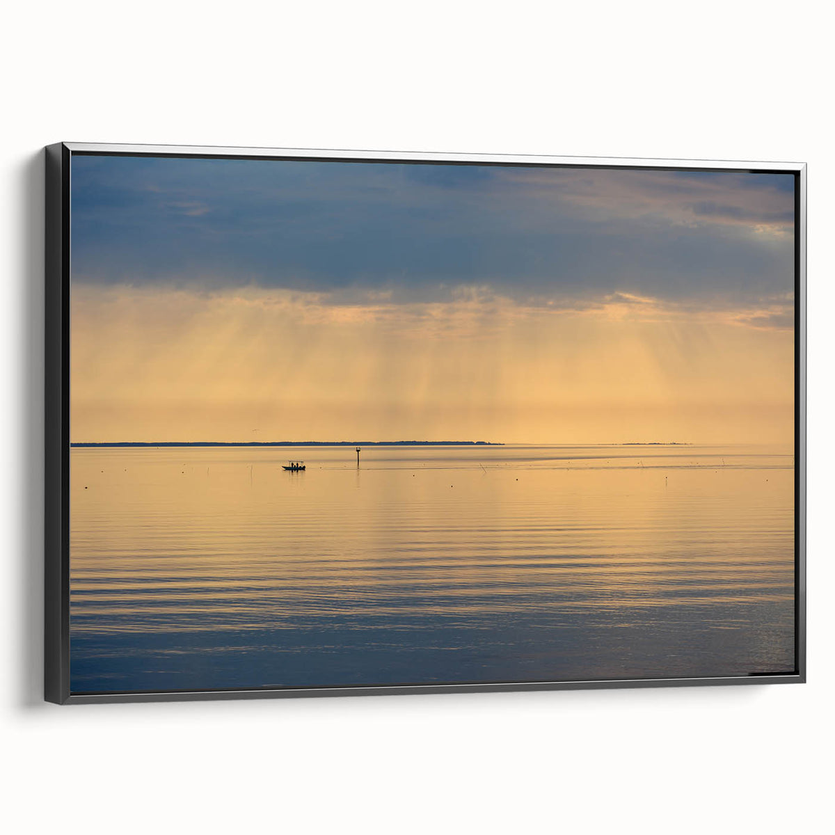 Black and white framed canvas of Annapolis landscape, ideal for bedroom wall decor in vintage poster style.