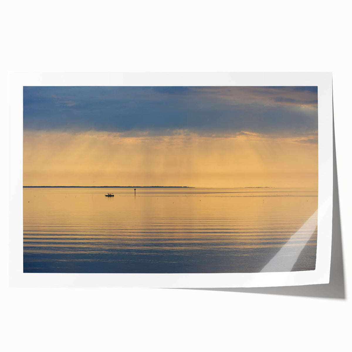 Rolled print of Annapolis, Maryland scenery featuring soft pastel colors, ideal for art wall dining room.
