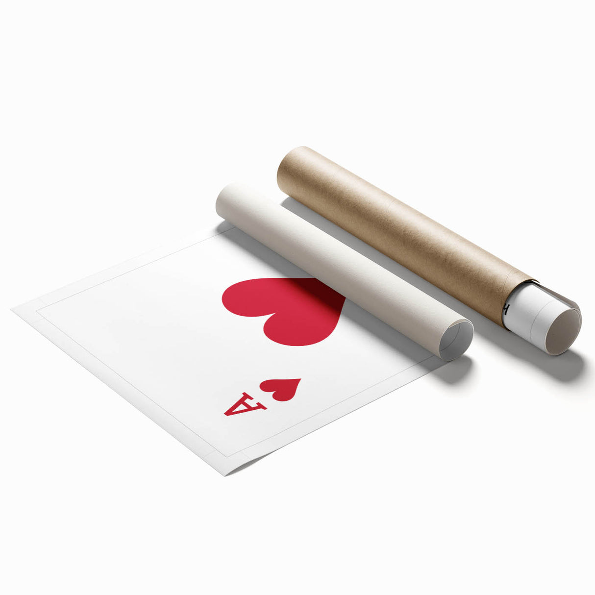 Romantic Typography Art Print - "Play My Ace" Canvas