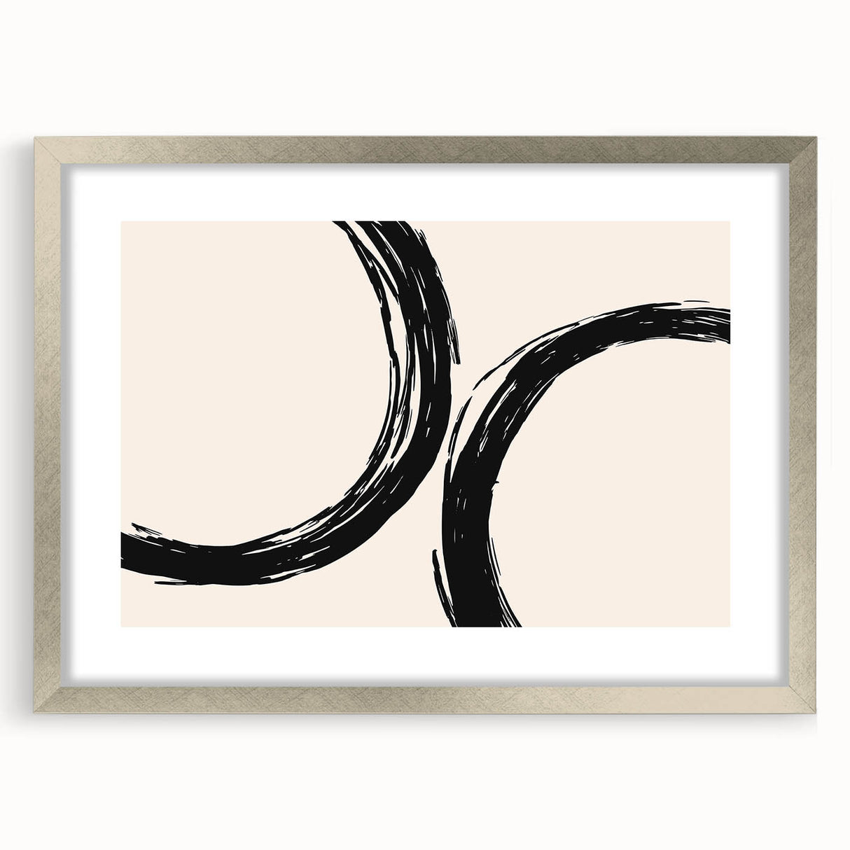Modern Dining Room Art - Minimalist Black Ink Abstract Print