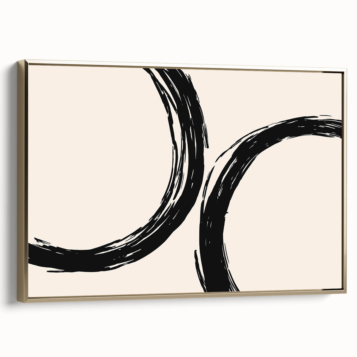 Modern Dining Room Art - Minimalist Black Ink Abstract Print