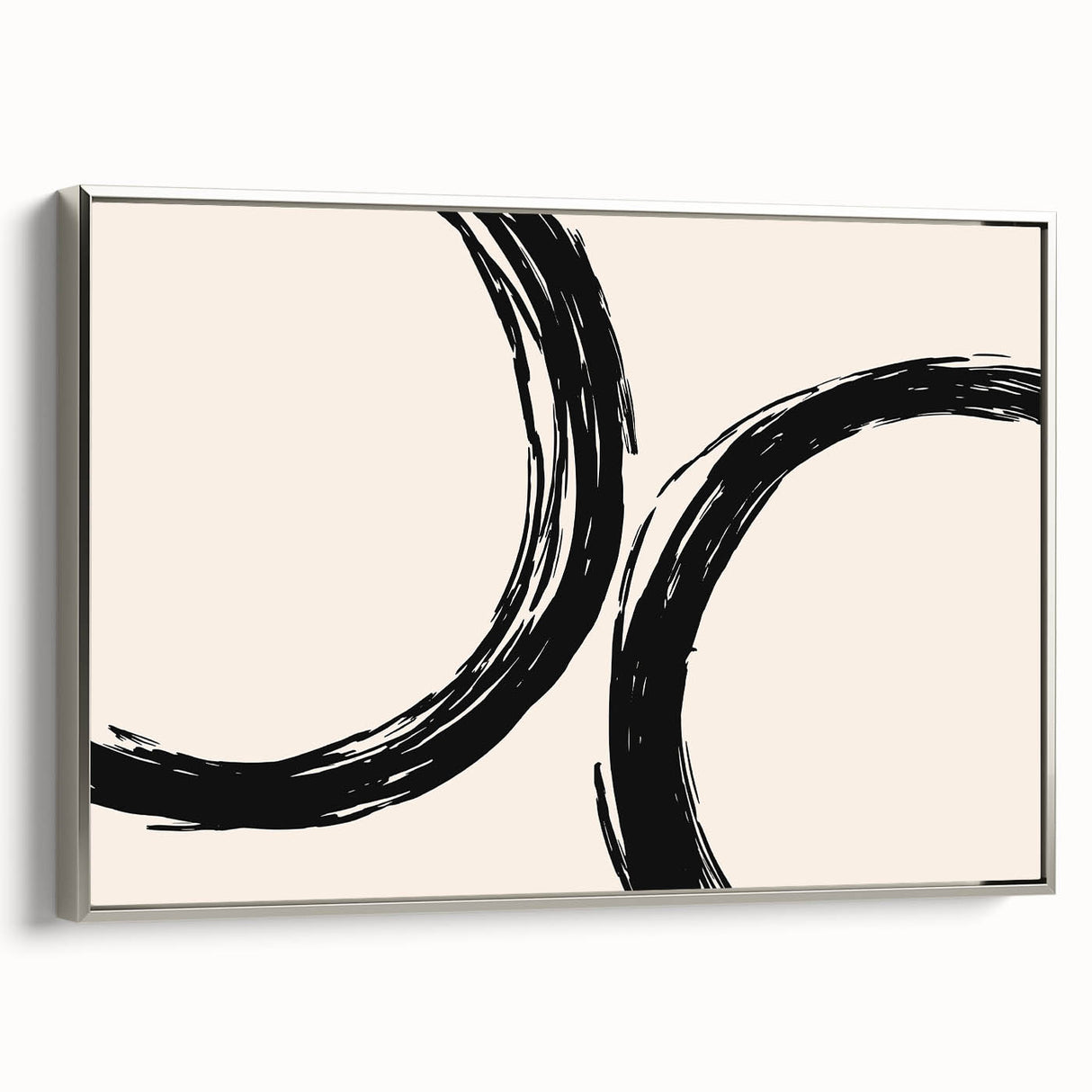 Modern Dining Room Art - Minimalist Black Ink Abstract Print