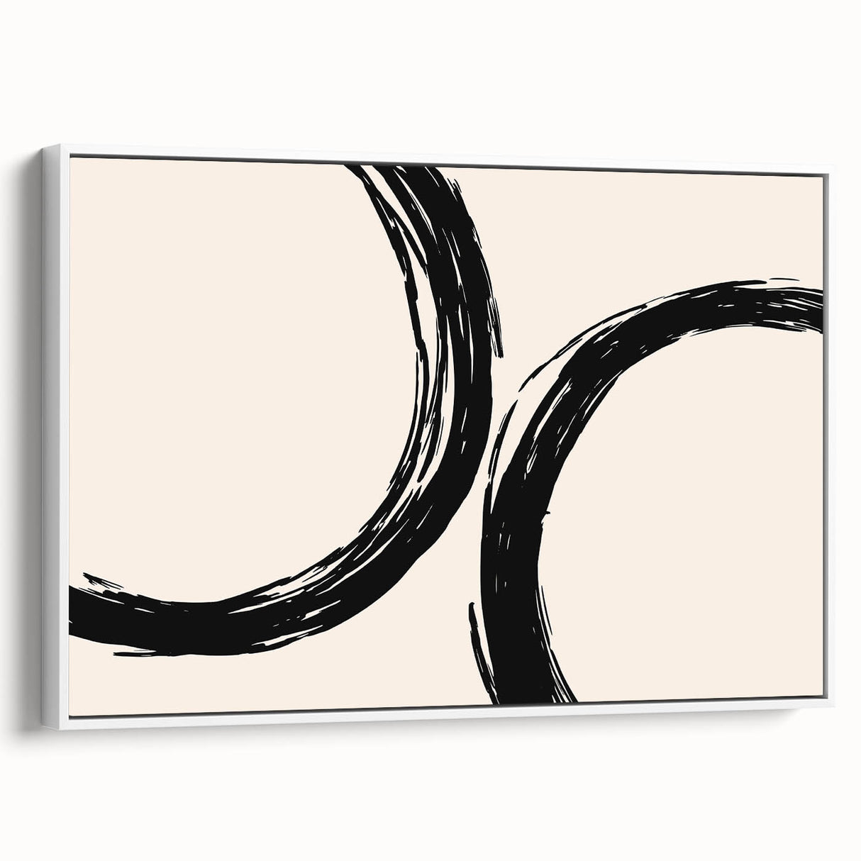 Modern Dining Room Art - Minimalist Black Ink Abstract Print