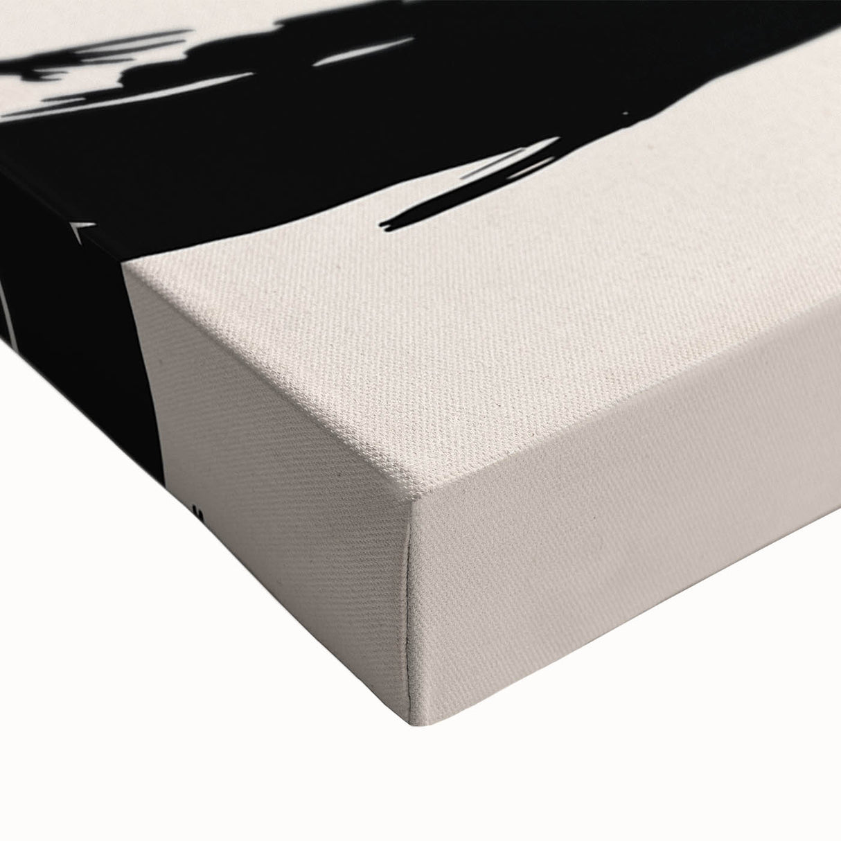 Modern Dining Room Art - Minimalist Black Ink Abstract Print