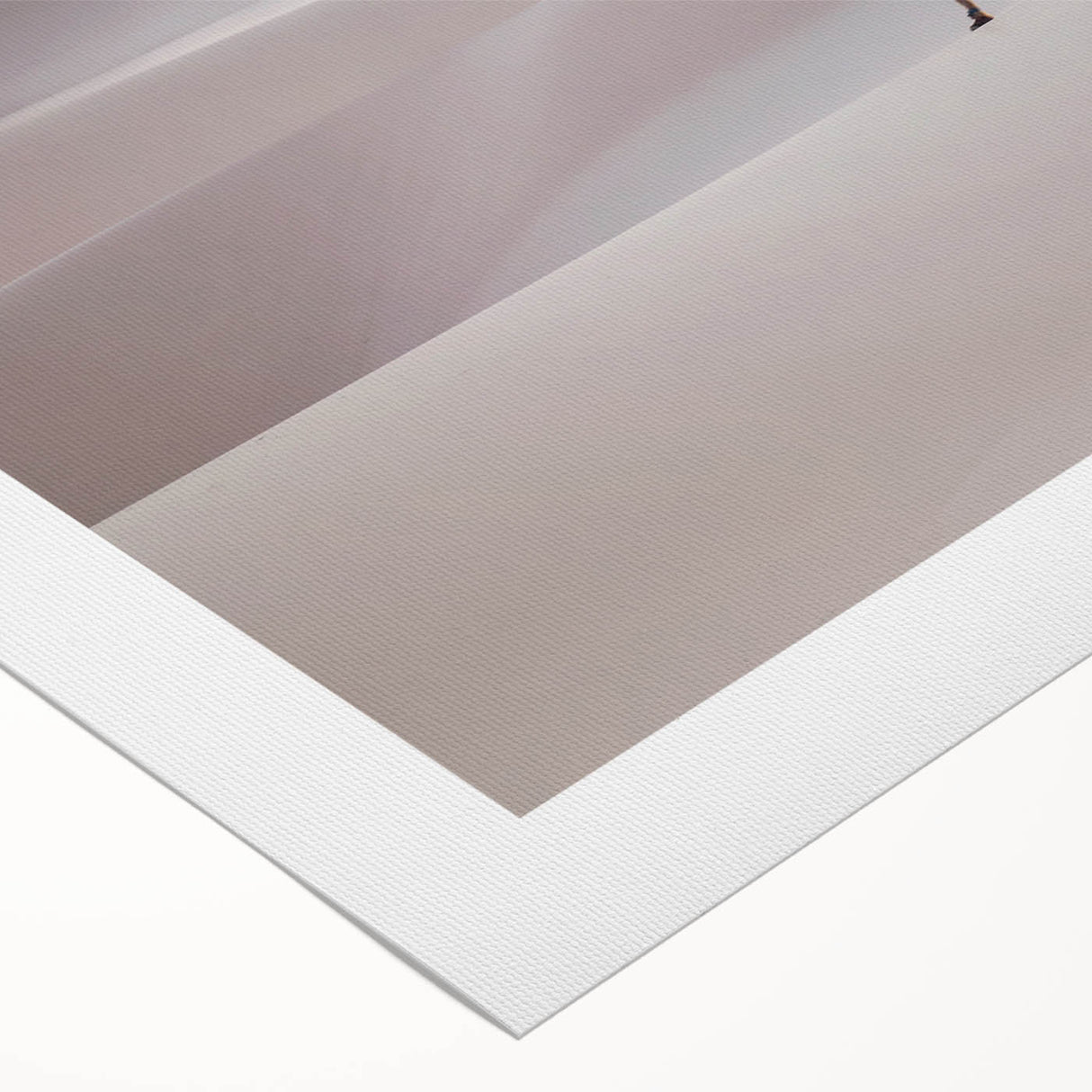 Art deco poster featuring a serene Mongolian landscape in muted earth tones on rolled canvas, suitable for dining room decor.