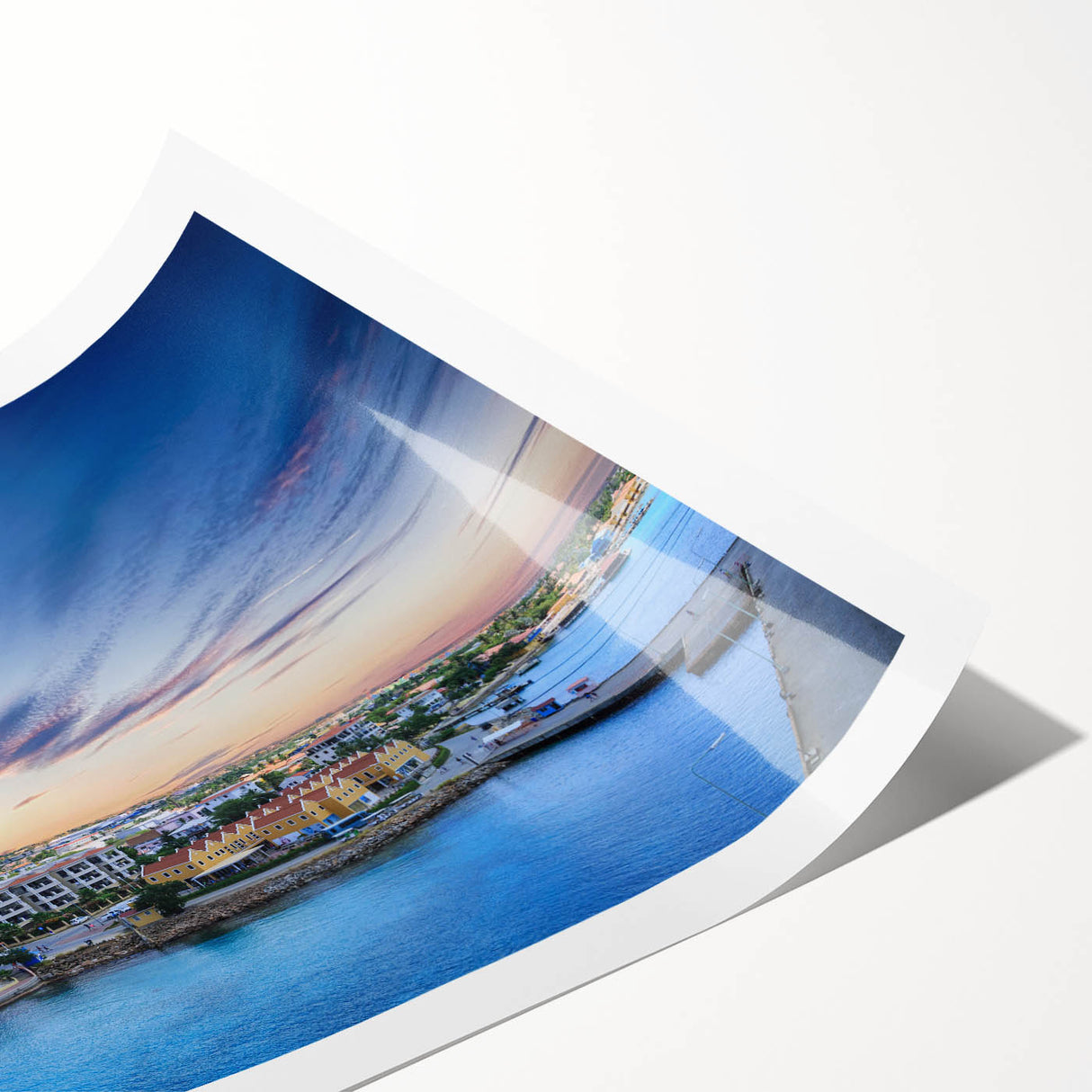 Extra large wall art featuring line art flowers in muted pastel shades on a rolled canvas, ideal for large living room decor.