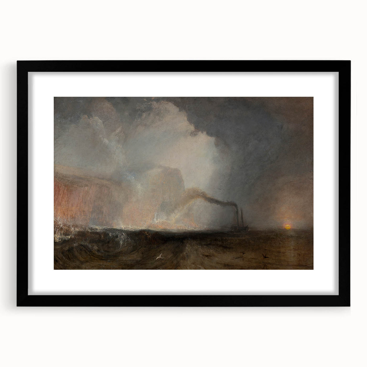 Romanticism Art: Staffa, Fingal’s Cave by J.M.W. Turner