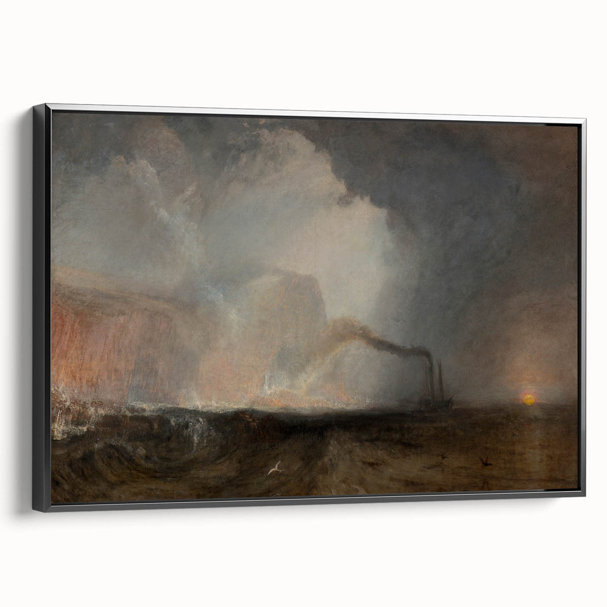 Romanticism Art: Staffa, Fingal’s Cave by J.M.W. Turner