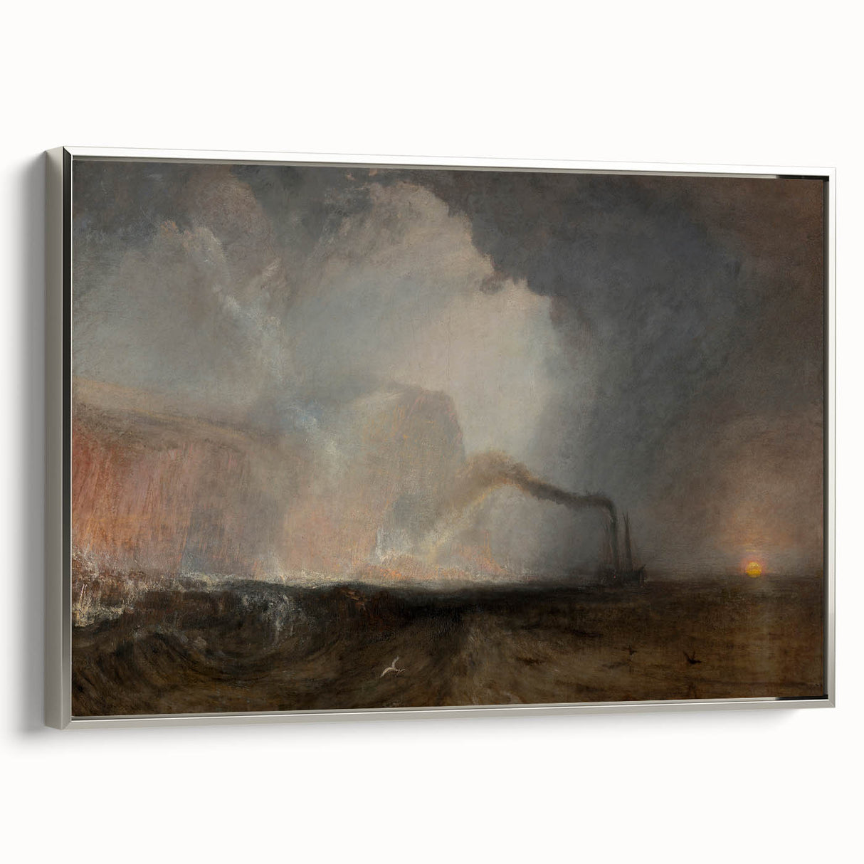 Romanticism Art: Staffa, Fingal’s Cave by J.M.W. Turner