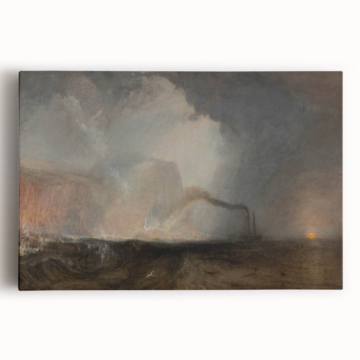 Romanticism Art: Staffa, Fingal’s Cave by J.M.W. Turner