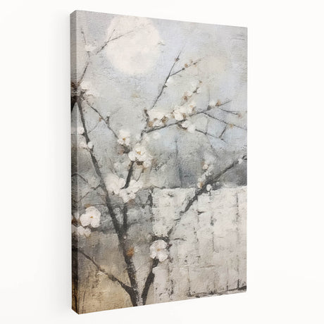 Vibrant abstract floral wall art on stretched canvas, showcasing bright colors and intricate designs. Perfect for modern home decor or gallery displays, enhancing any space with its artistic appeal.