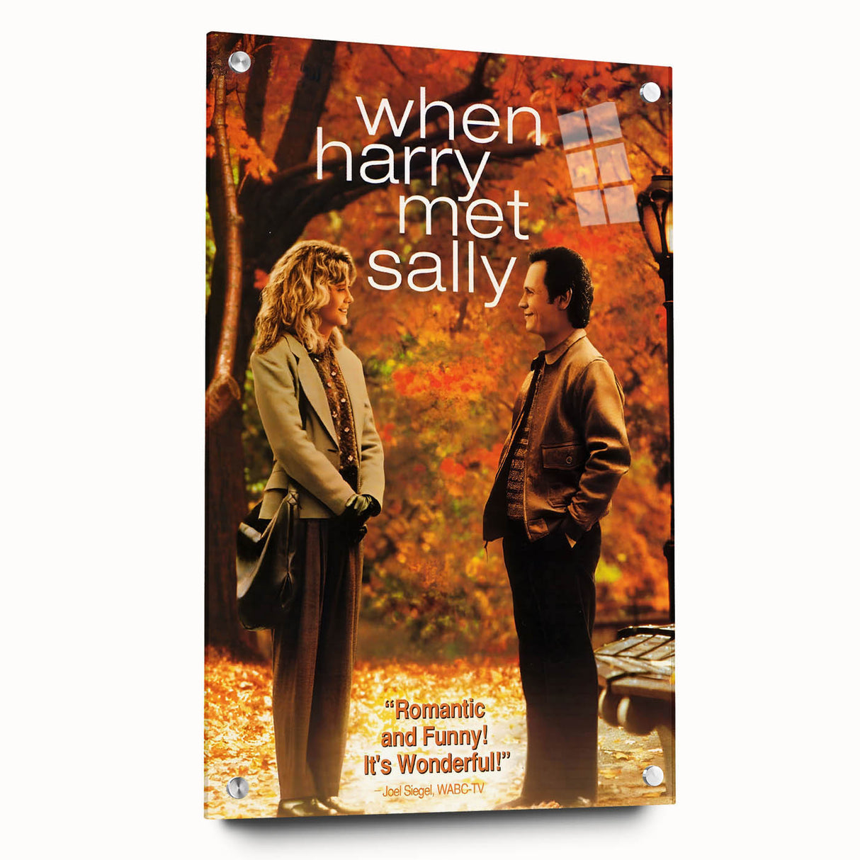 Romantic Retro Art - When Harry Met Sally Movie Poster - 80s Wall Art