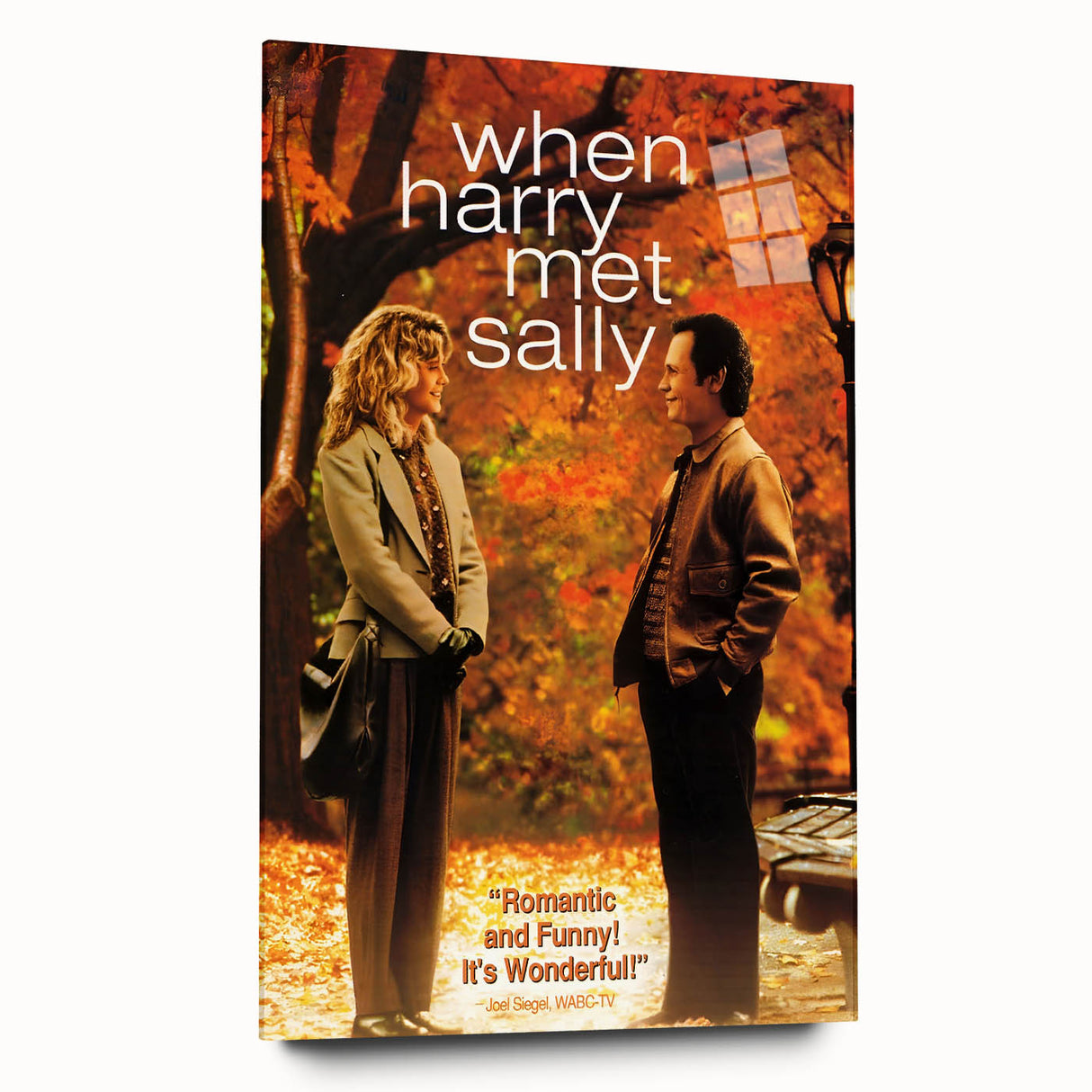 Romantic Retro Art - When Harry Met Sally Movie Poster - 80s Wall Art