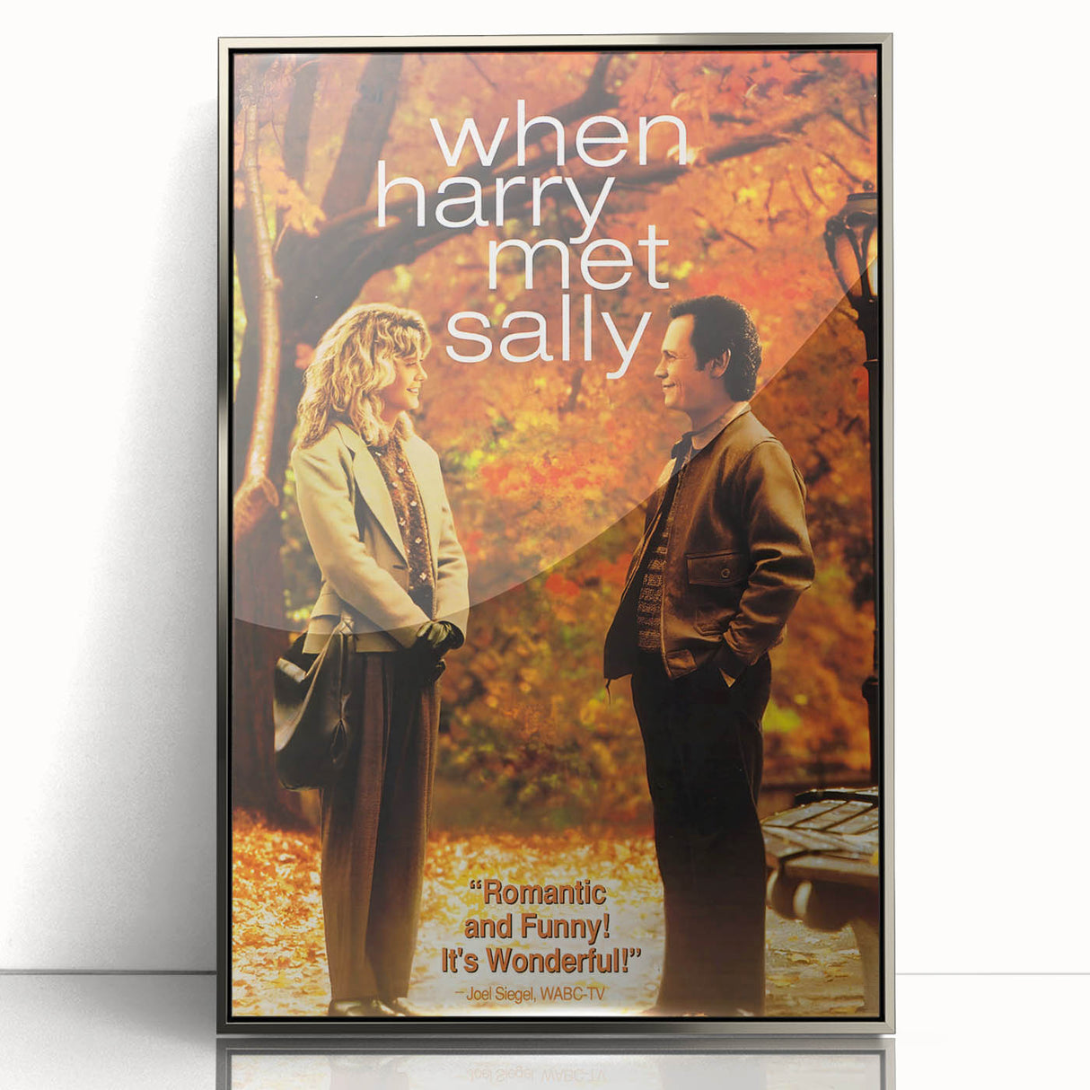 Romantic Retro Art - When Harry Met Sally Movie Poster - 80s Wall Art