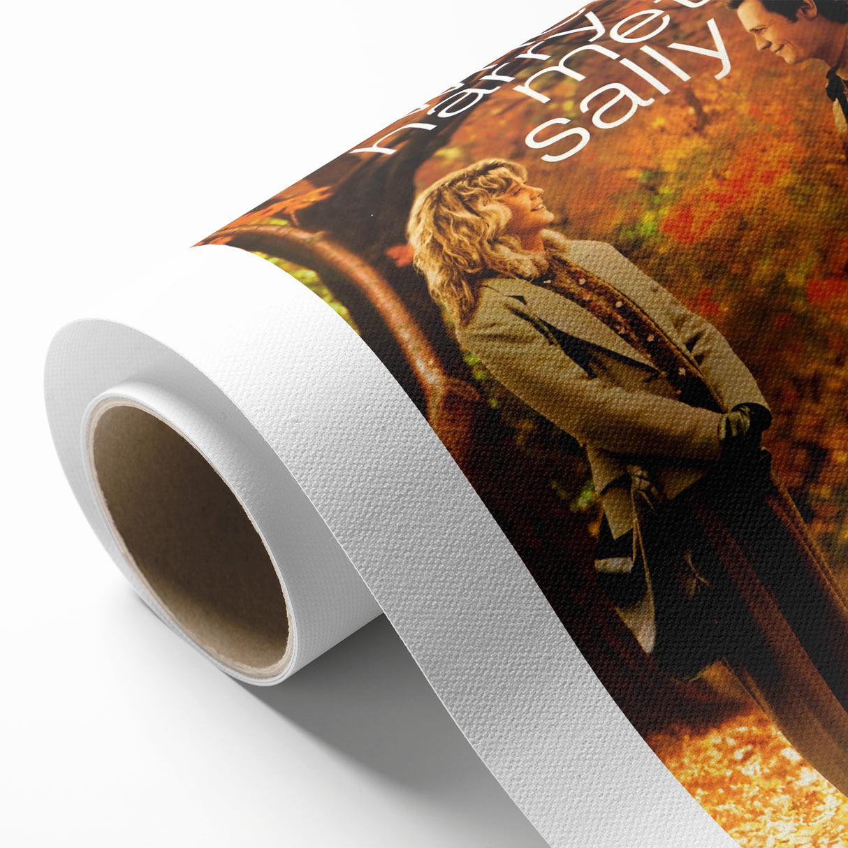 Romantic Retro Art - When Harry Met Sally Movie Poster - 80s Wall Art