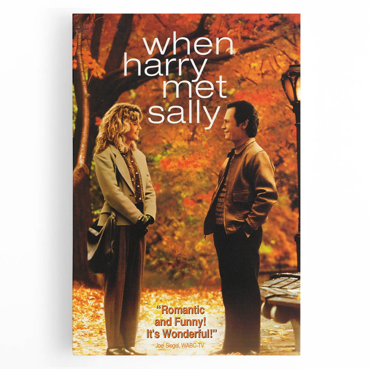 Romantic Retro Art - When Harry Met Sally Movie Poster - 80s Wall Art