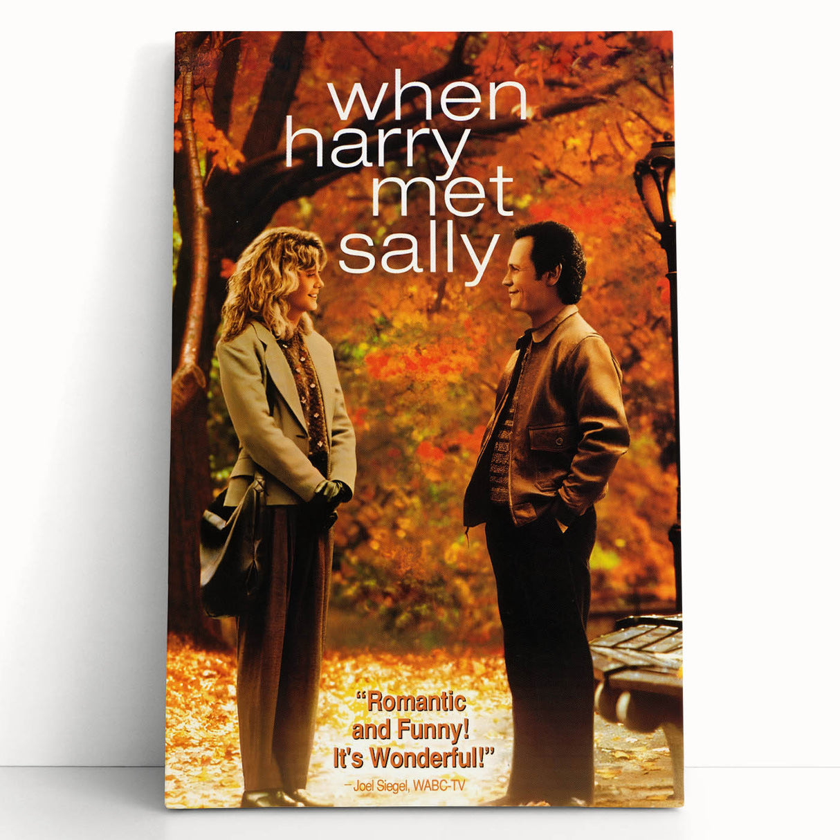 Romantic Retro Art - When Harry Met Sally Movie Poster - 80s Wall Art