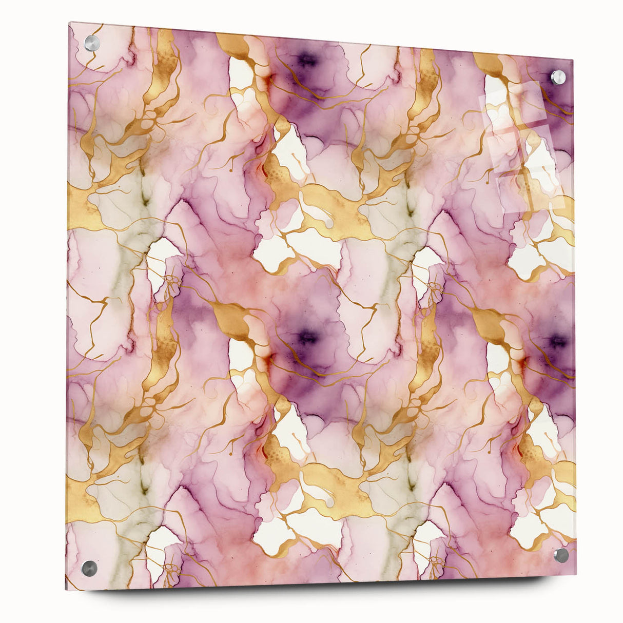 Abstract strokes wall art displayed in a sleek acrylic frame, showcasing vibrant colors and dynamic brushwork, perfect for modern home decor.