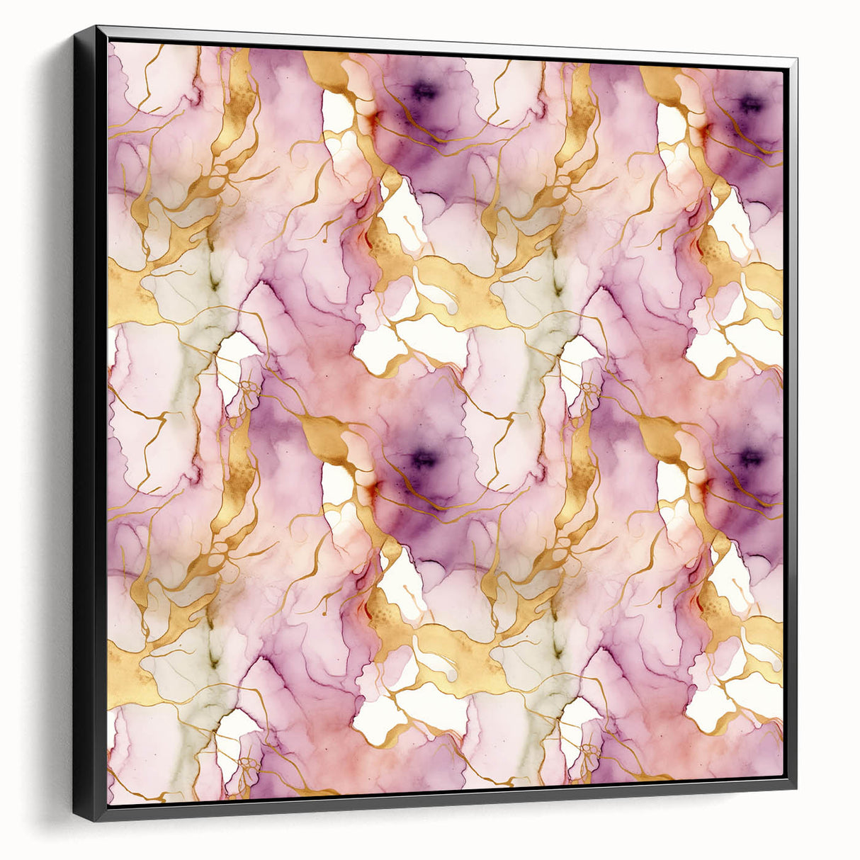 Framed abstract wall art featuring bold black strokes on a textured canvas, showcased from a side view, ideal for modern home decor and artistic interiors.