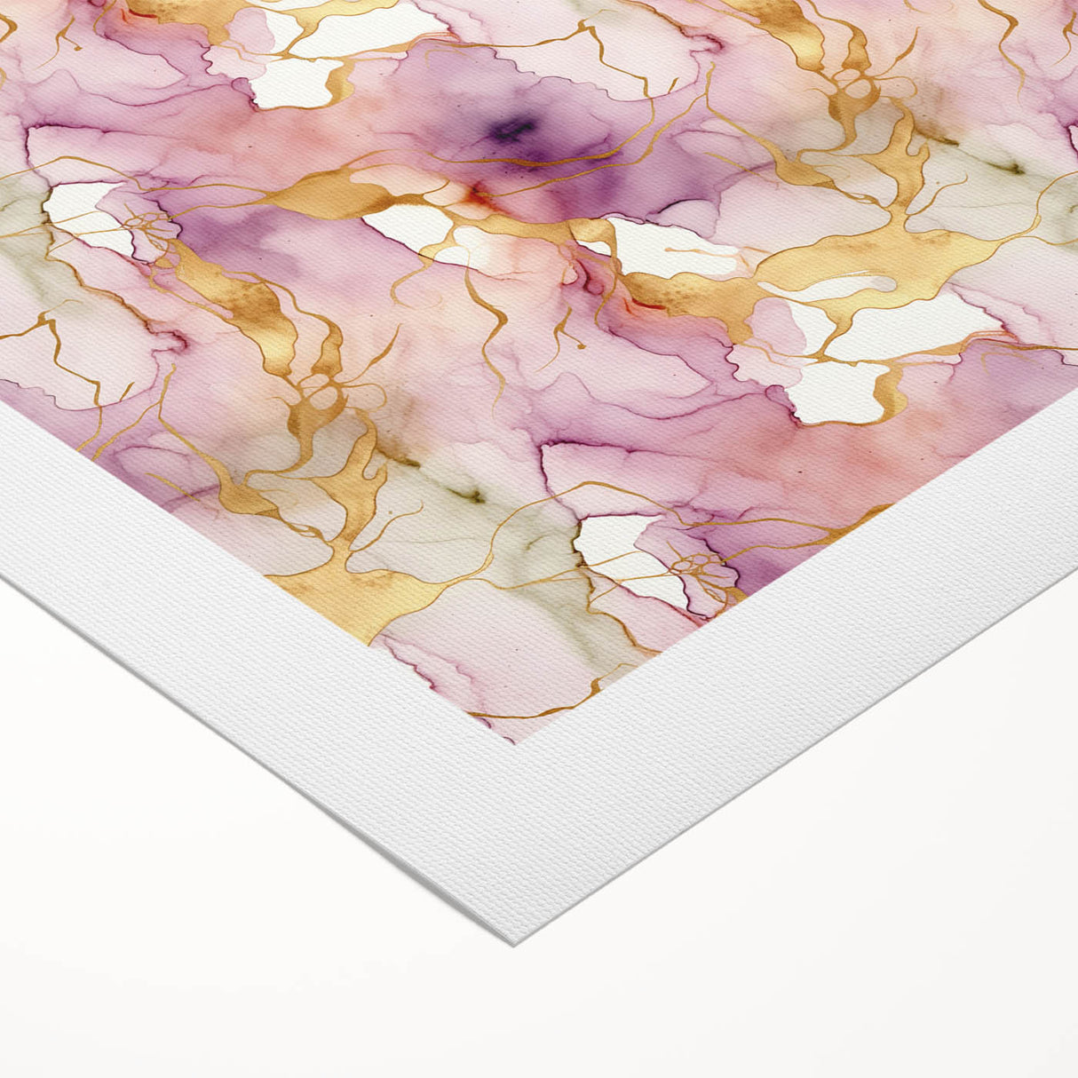 Abstract strokes wall art design on rolled canvas, showcasing vibrant colors and dynamic patterns. Ideal for modern decor, enhancing living spaces with artistic flair.