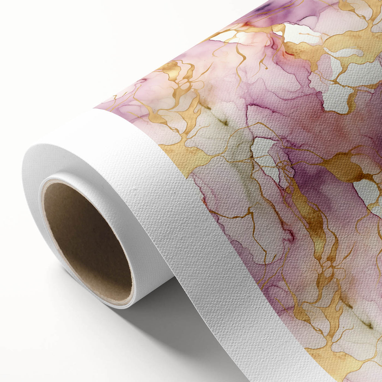 Abstract strokes wall art on rolled canvas showcasing vibrant colors and dynamic patterns, ideal for modern home decor. Exudes contemporary artistic flair.