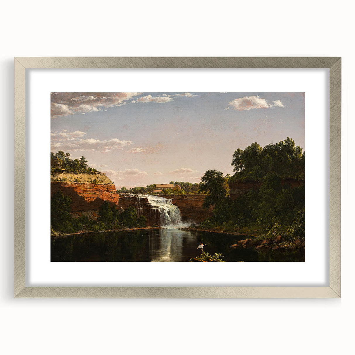 Romanticism Art: Lower Falls, Rochester by Frederic Edwin Church