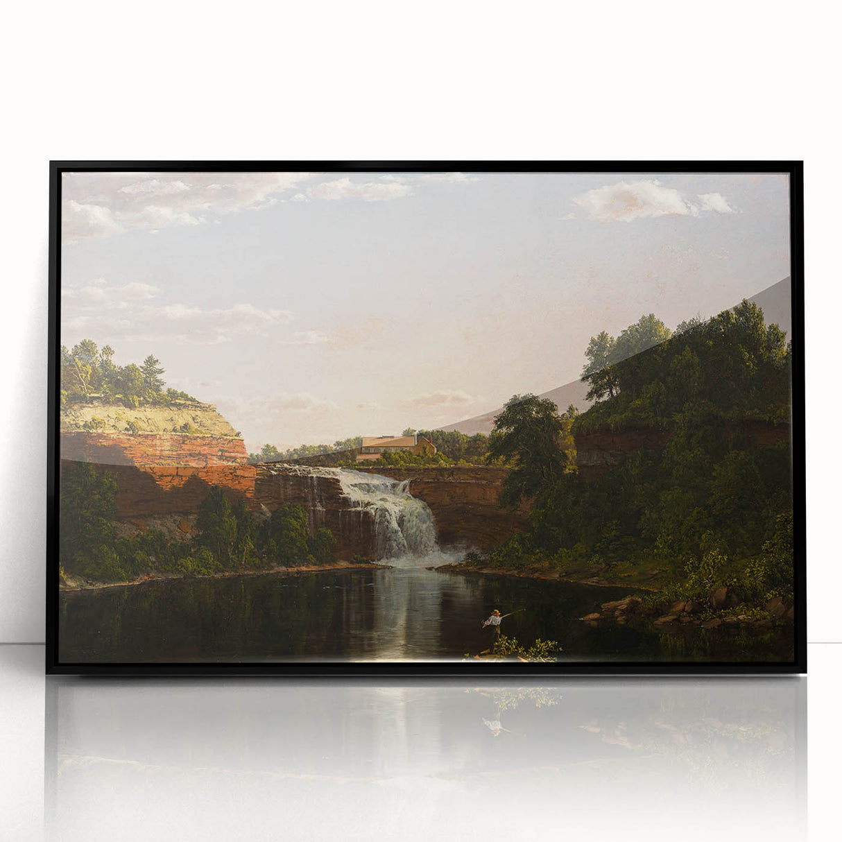 Romanticism Art: Lower Falls, Rochester by Frederic Edwin Church