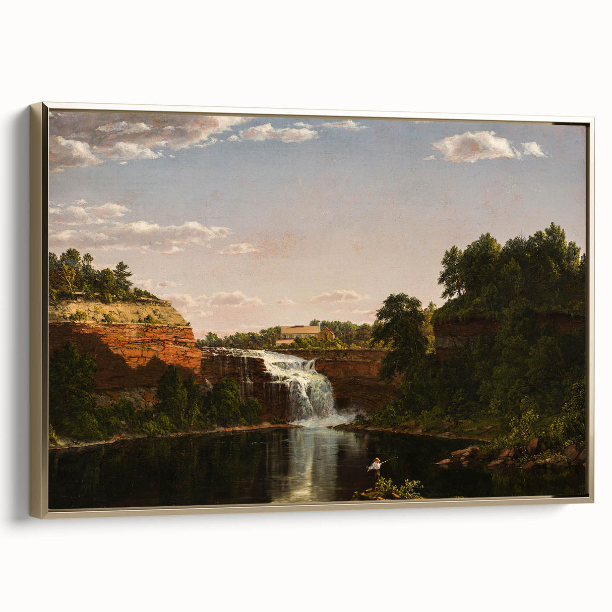 Romanticism Art: Lower Falls, Rochester by Frederic Edwin Church