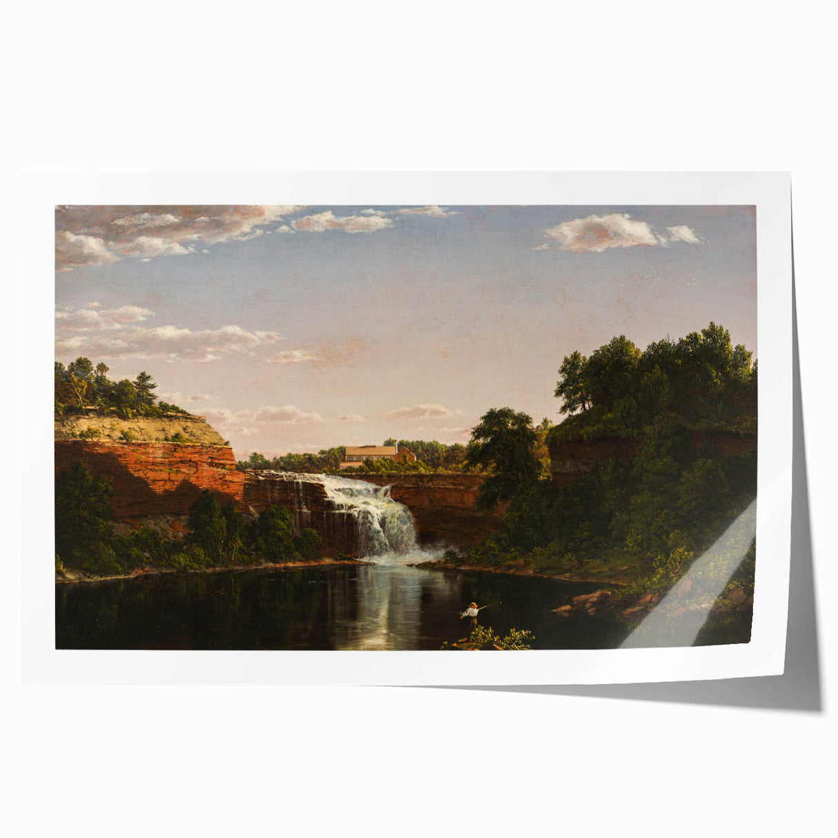 Romanticism Art: Lower Falls, Rochester by Frederic Edwin Church