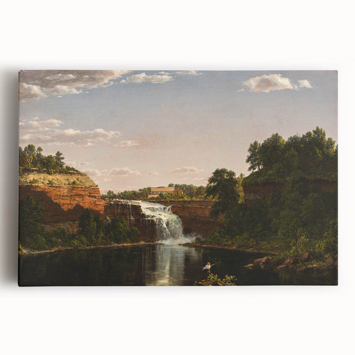 Romanticism Art: Lower Falls, Rochester by Frederic Edwin Church