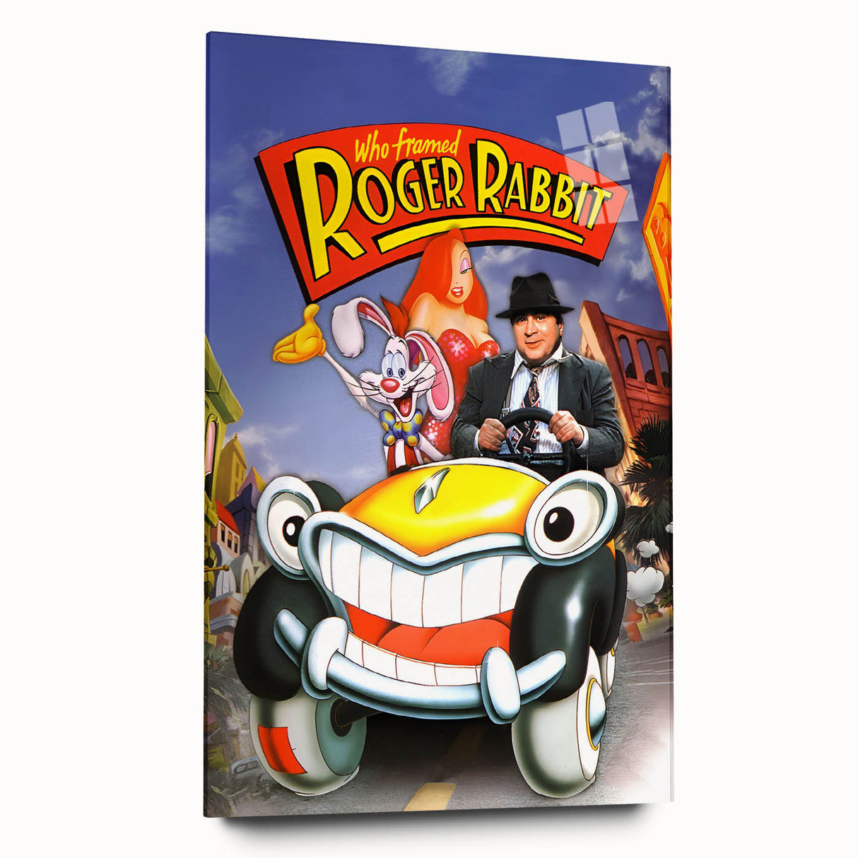 Classic Movie Art – Who Framed Roger Rabbit Poster – Retro 80s Wall Decor