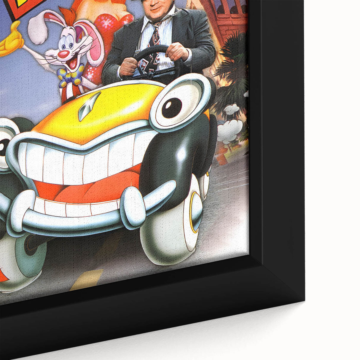 Classic Movie Art – Who Framed Roger Rabbit Poster – Retro 80s Wall Decor