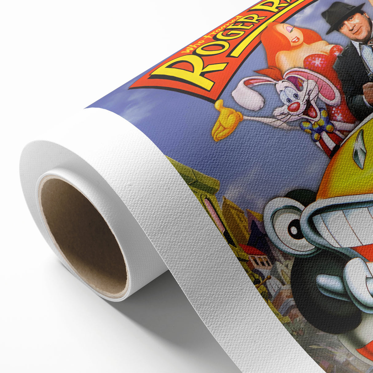 Classic Movie Art – Who Framed Roger Rabbit Poster – Retro 80s Wall Decor