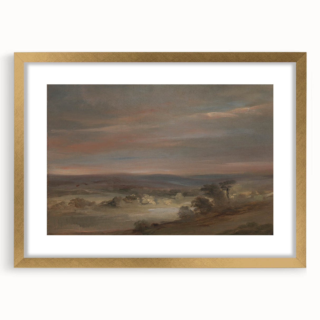 Romanticism Art: Hampstead Heath Early Morning by Constable