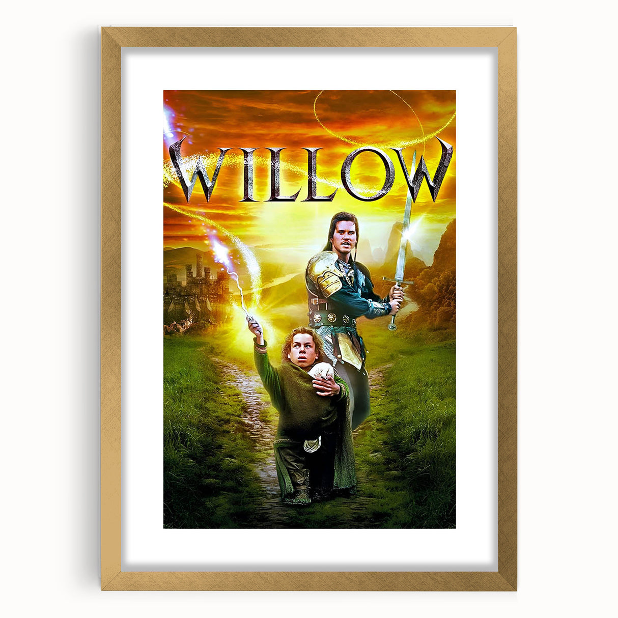 Willow Movie Poster – Epic Fantasy Adventure Wall Art – Retro 80s Wall Decor