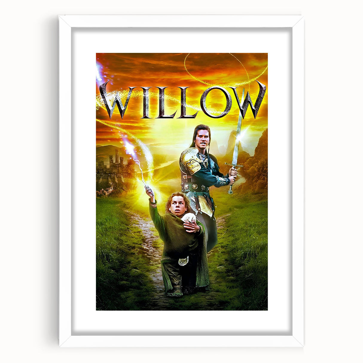 Willow Movie Poster – Epic Fantasy Adventure Wall Art – Retro 80s Wall Decor