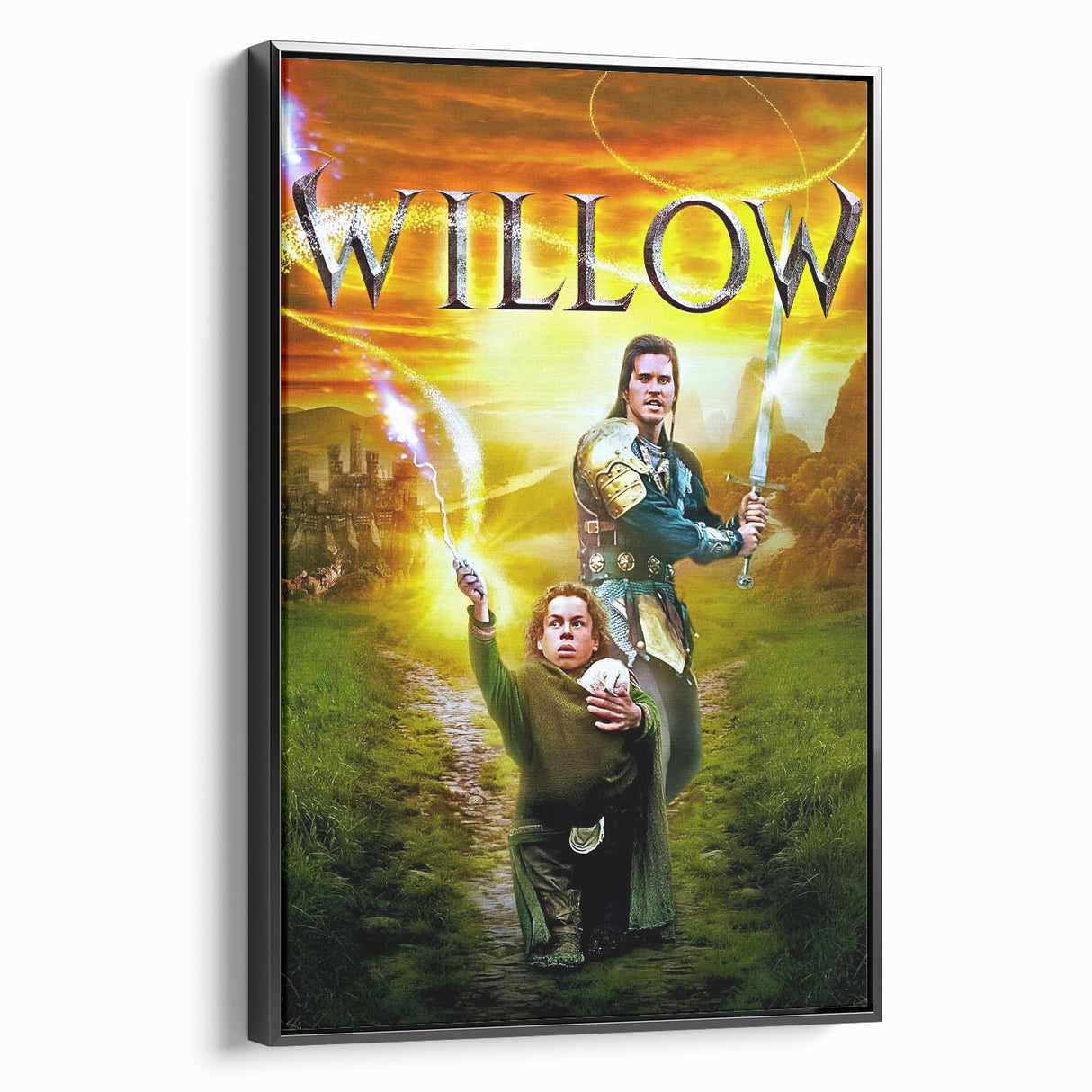 Willow Movie Poster – Epic Fantasy Adventure Wall Art – Retro 80s Wall Decor