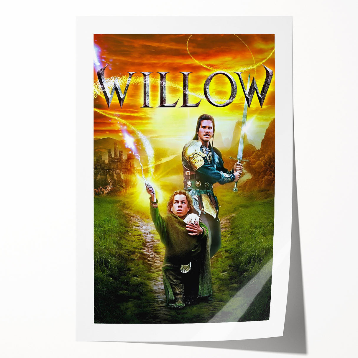 Willow Movie Poster – Epic Fantasy Adventure Wall Art – Retro 80s Wall Decor