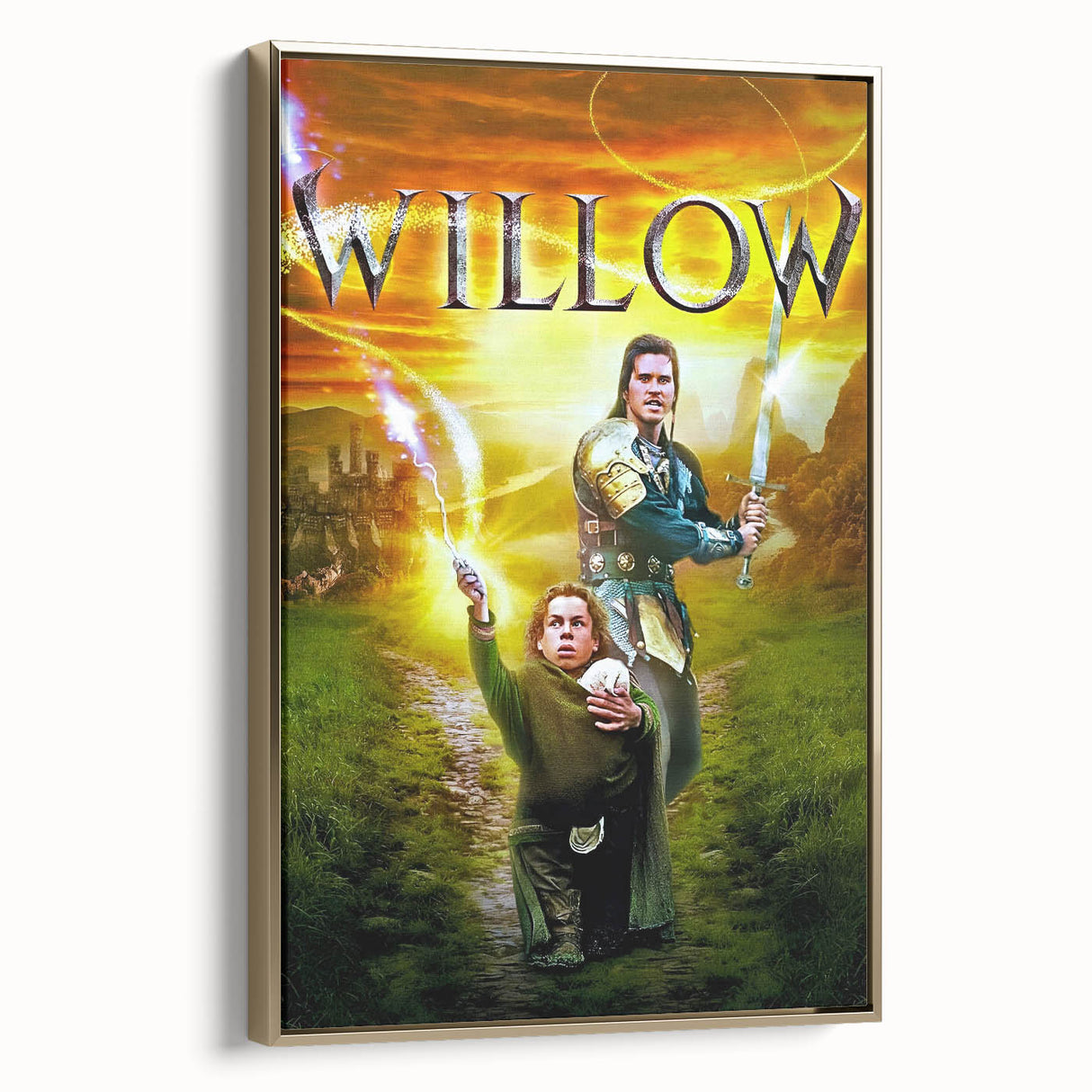 Willow Movie Poster – Epic Fantasy Adventure Wall Art – Retro 80s Wall Decor