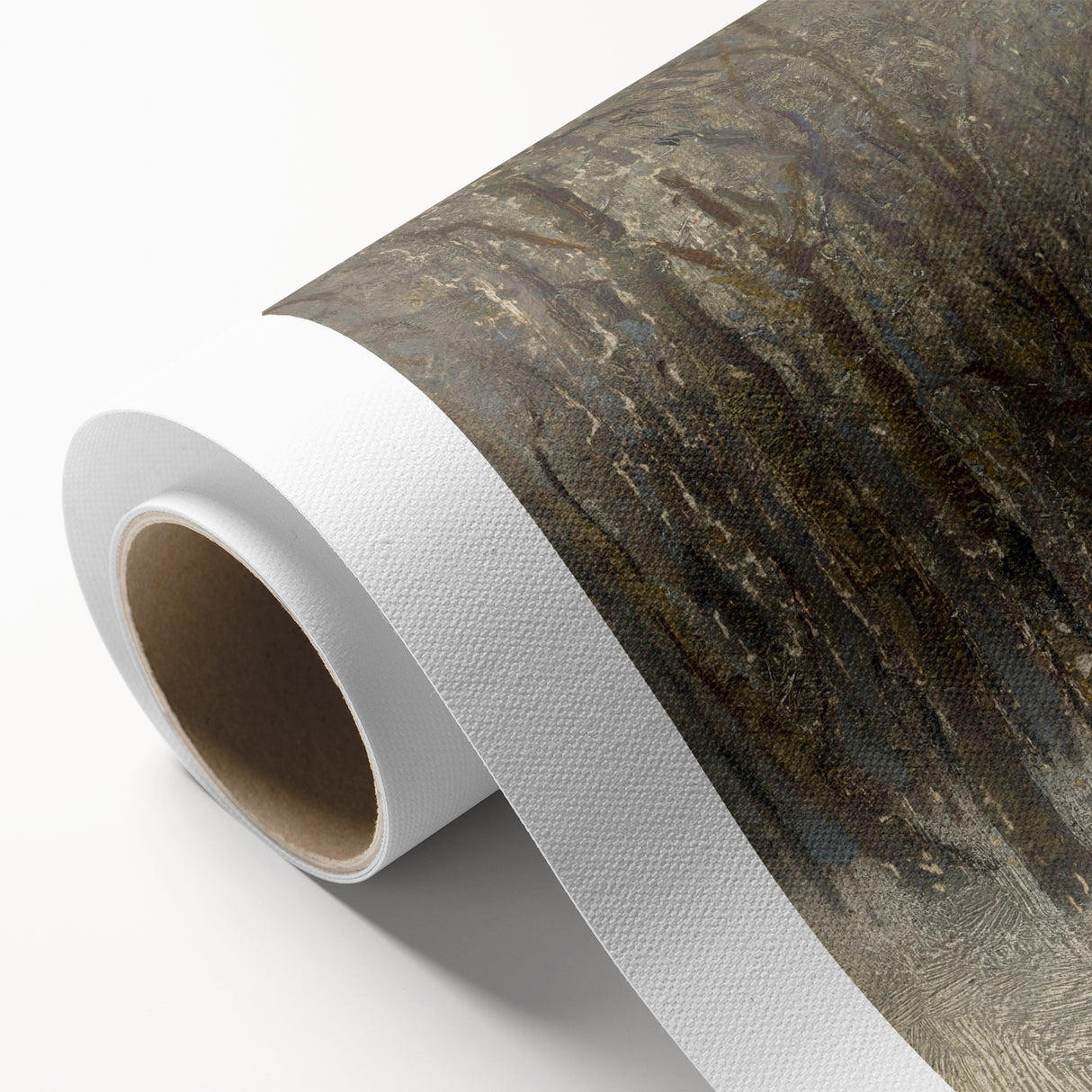 Romanticism Art - Winter Forest by László Mednyánszky Print