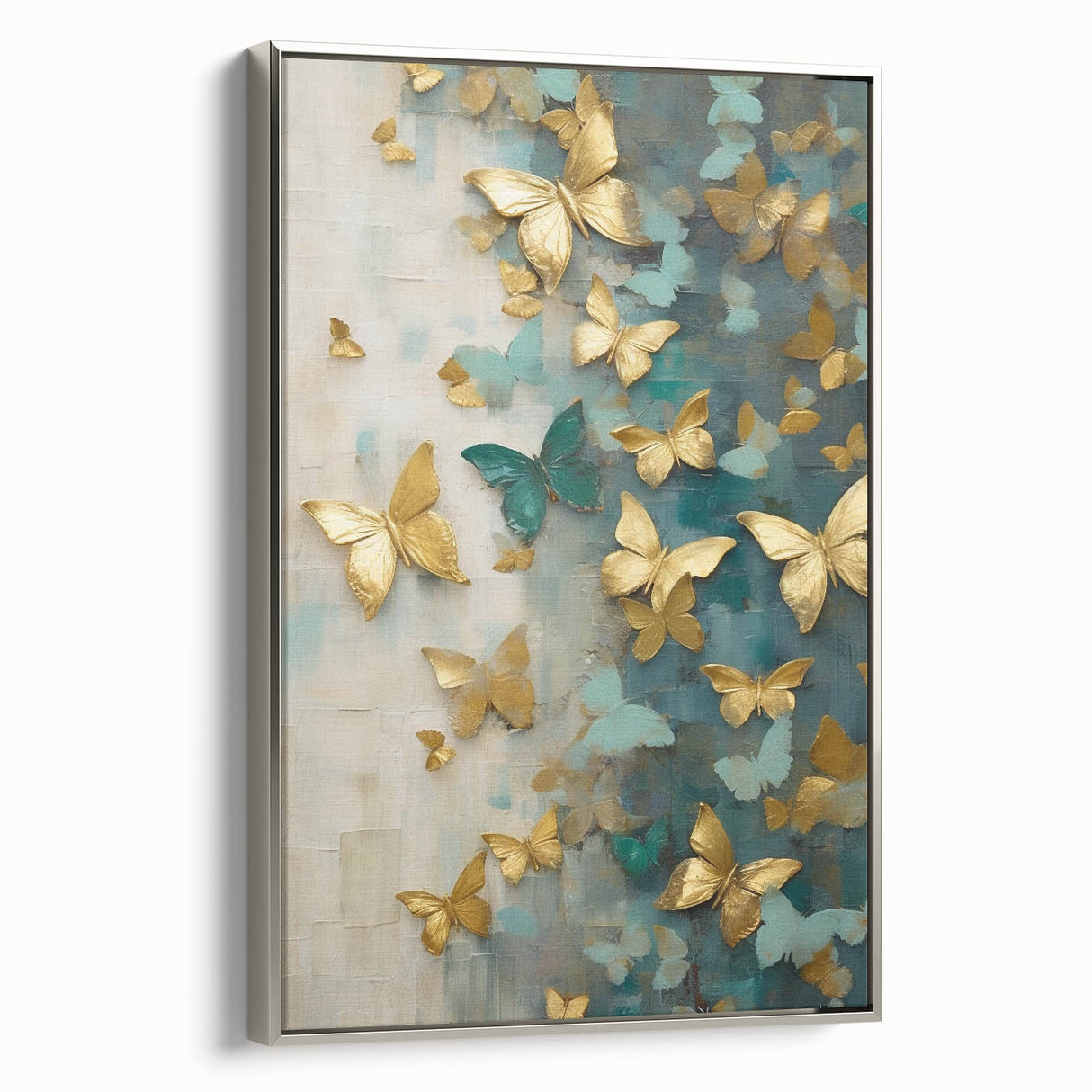Framed abstract figurative wall art featuring a silver side profile, showcasing intricate patterns and a modern aesthetic, perfect for contemporary decor.