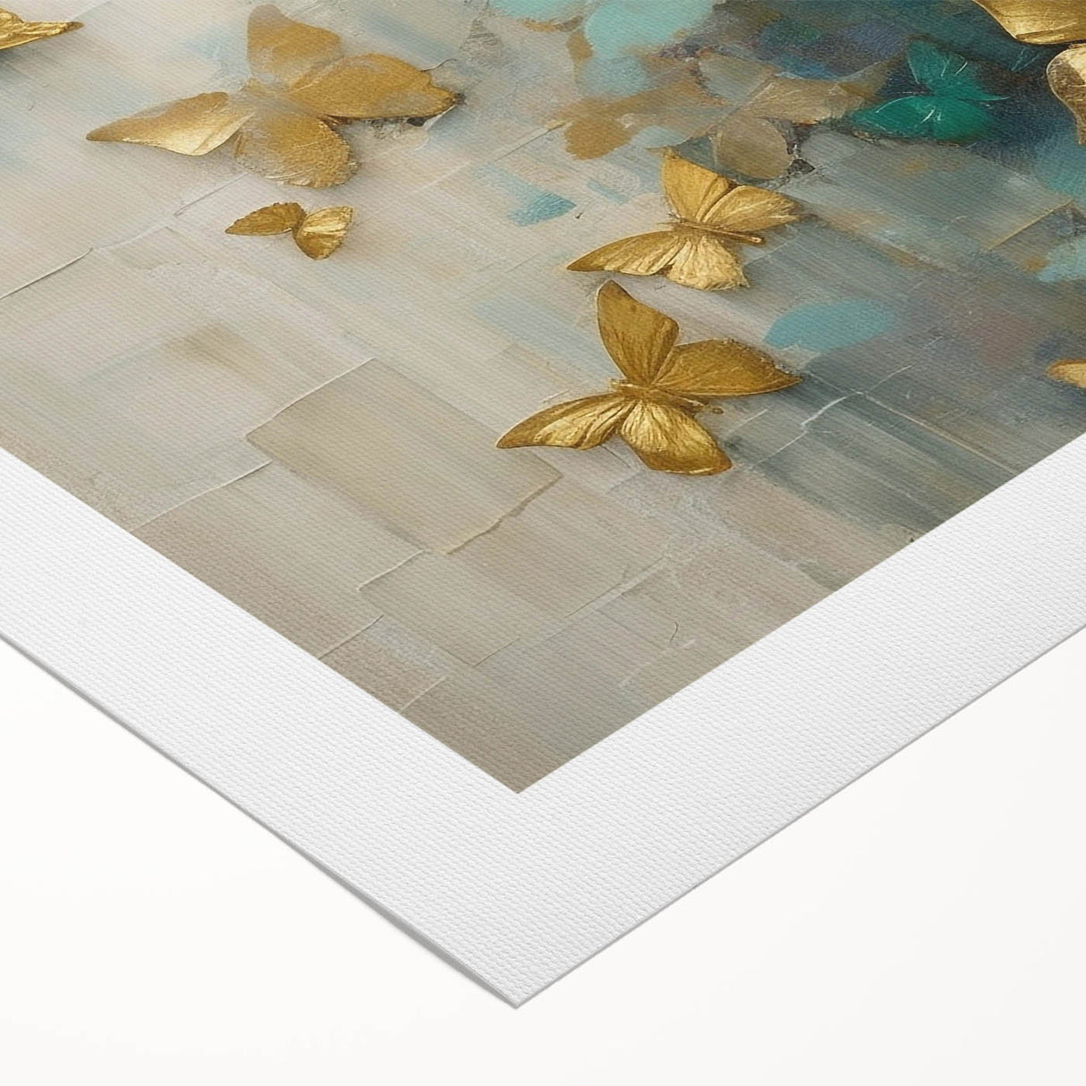 Abstract figurative wall art on rolled canvas, showcasing vibrant colors and dynamic shapes, ideal for modern home decor. Packaged securely in a cardboard tube.